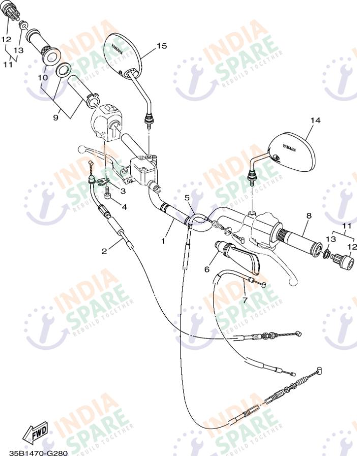 STEERING HANDLE & CABLE